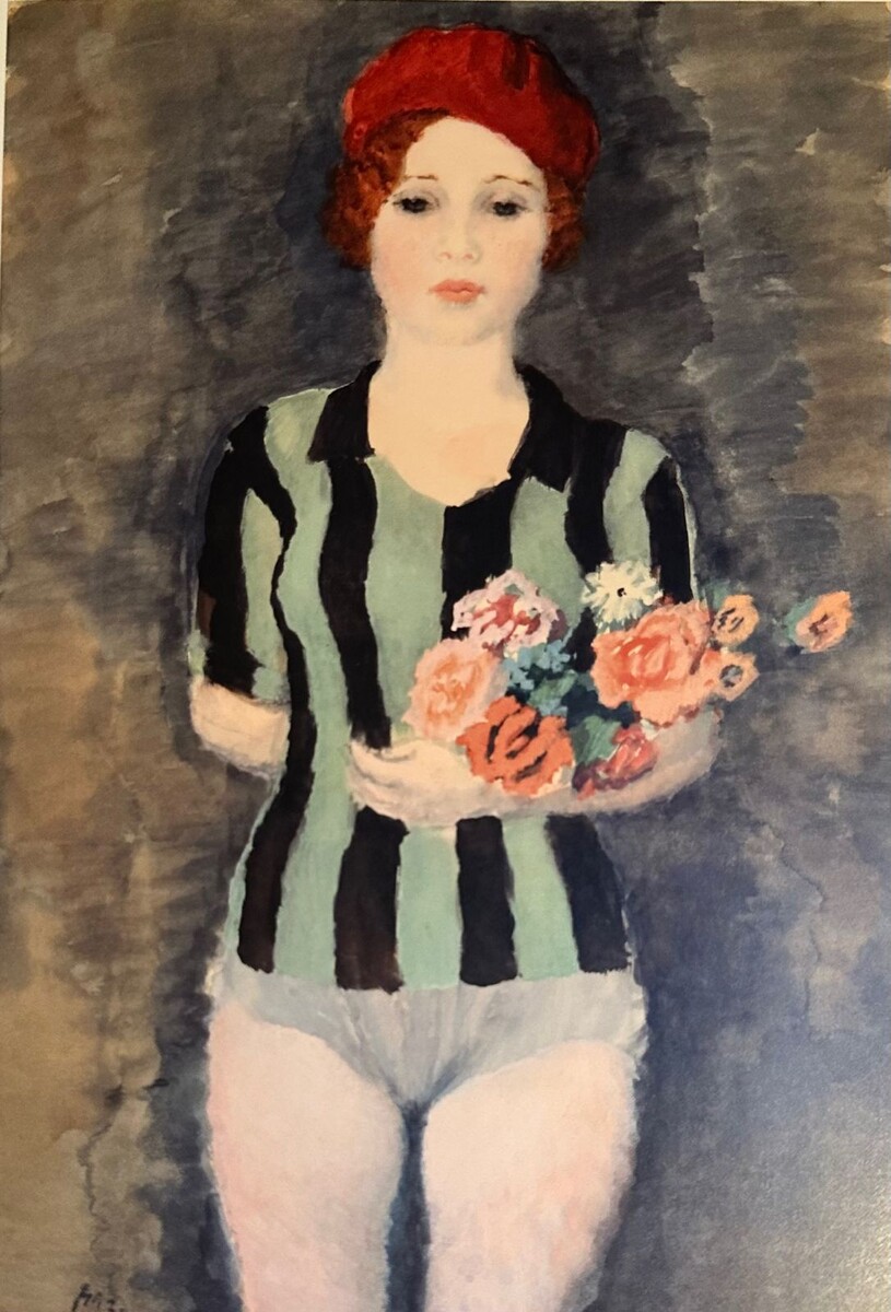 Владимир Лебедев. «Девушка с букетом». 1933