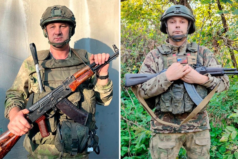    Гвардии ефрейтор Евгений Казанцев и сержант Илья Семеняко Минобороны РФ