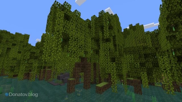    Мангровое болото в «Майнкрафте»