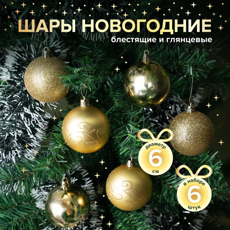 Новогодние шары (99 рублей) ЛК: 5312215