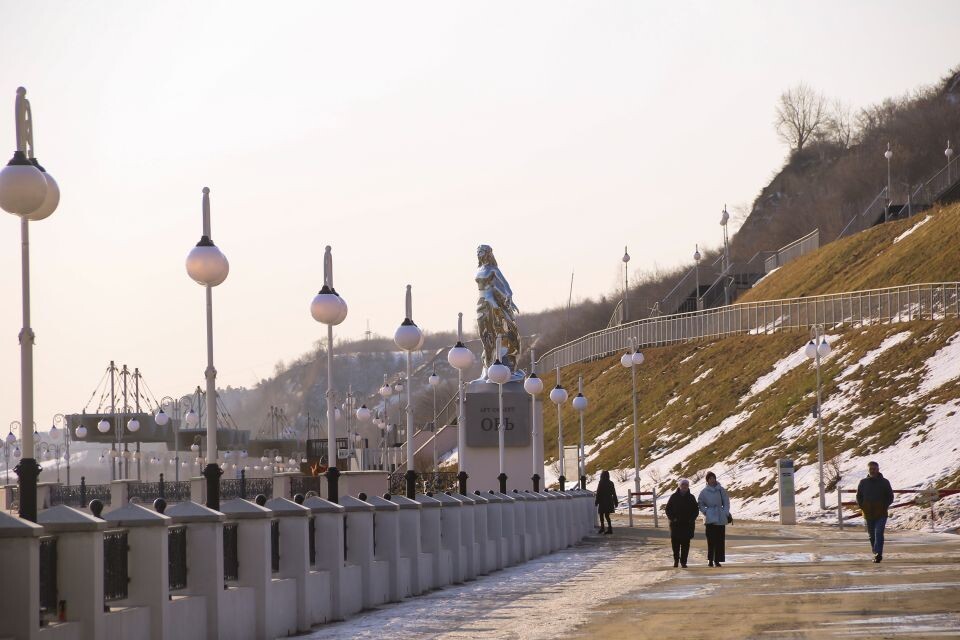    Главная набережная Барнаула. Ноябрь 2025 года. Источник: Виталий Барабаш/"Толк"