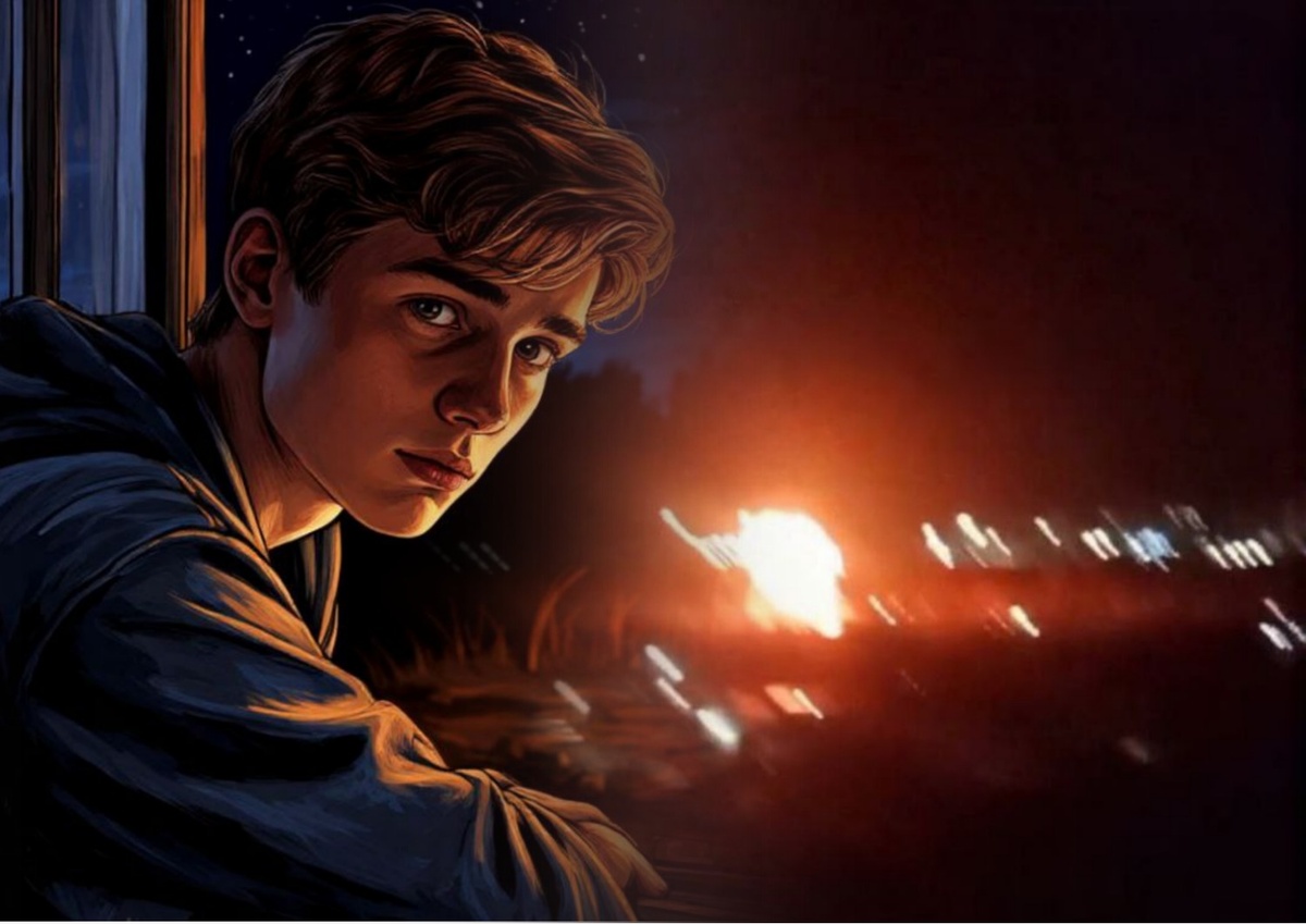 Сгенерировано ИИ, стоп-кадр очевидца.