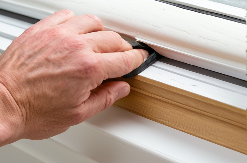 Как правильно выбрать и наклеить самоклеящийся уплотнитель для окон и дверей