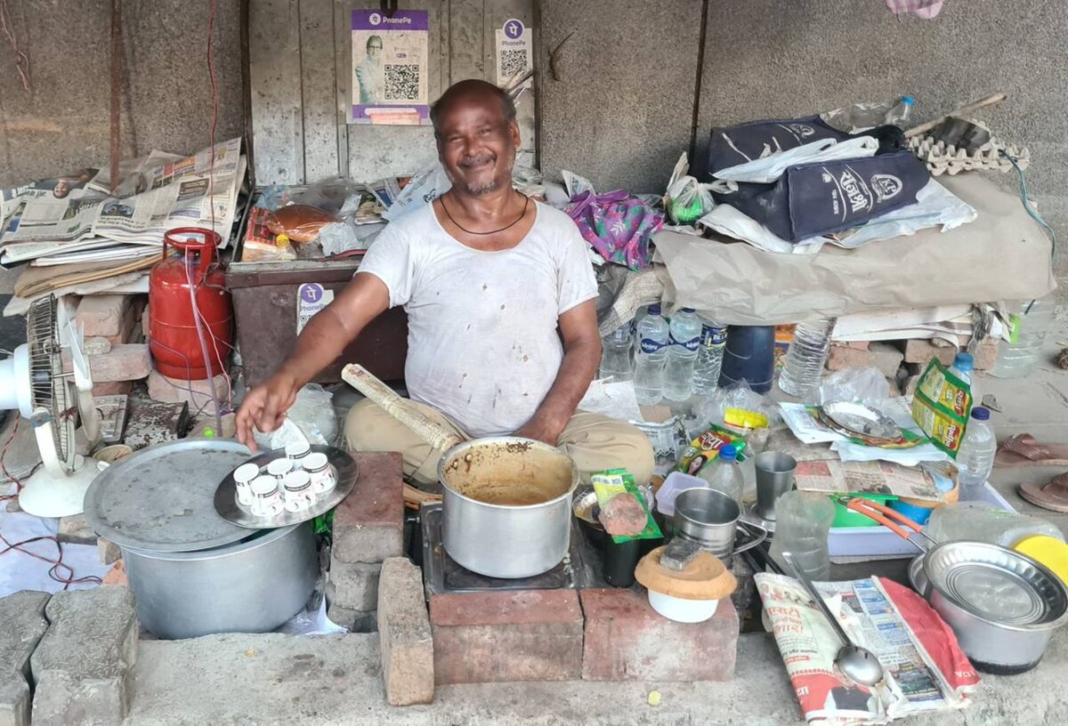 Уличный торговец масалой