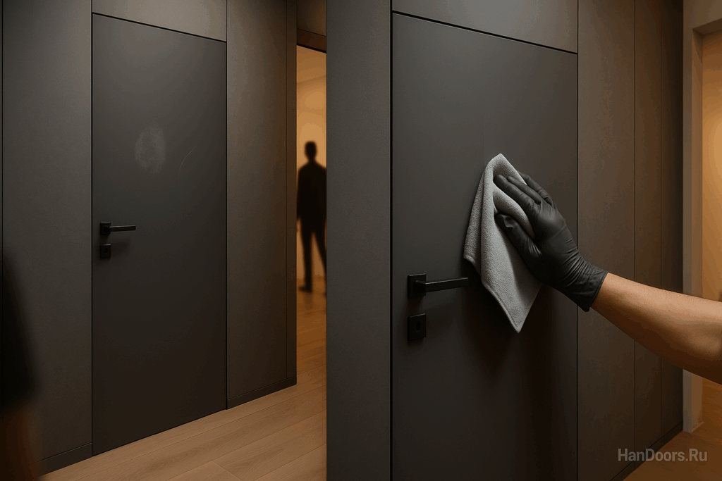    Soft-Touch эмаль: как ухаживать за матовой дверью, чтобы она не превратилась в глянцевую Autor