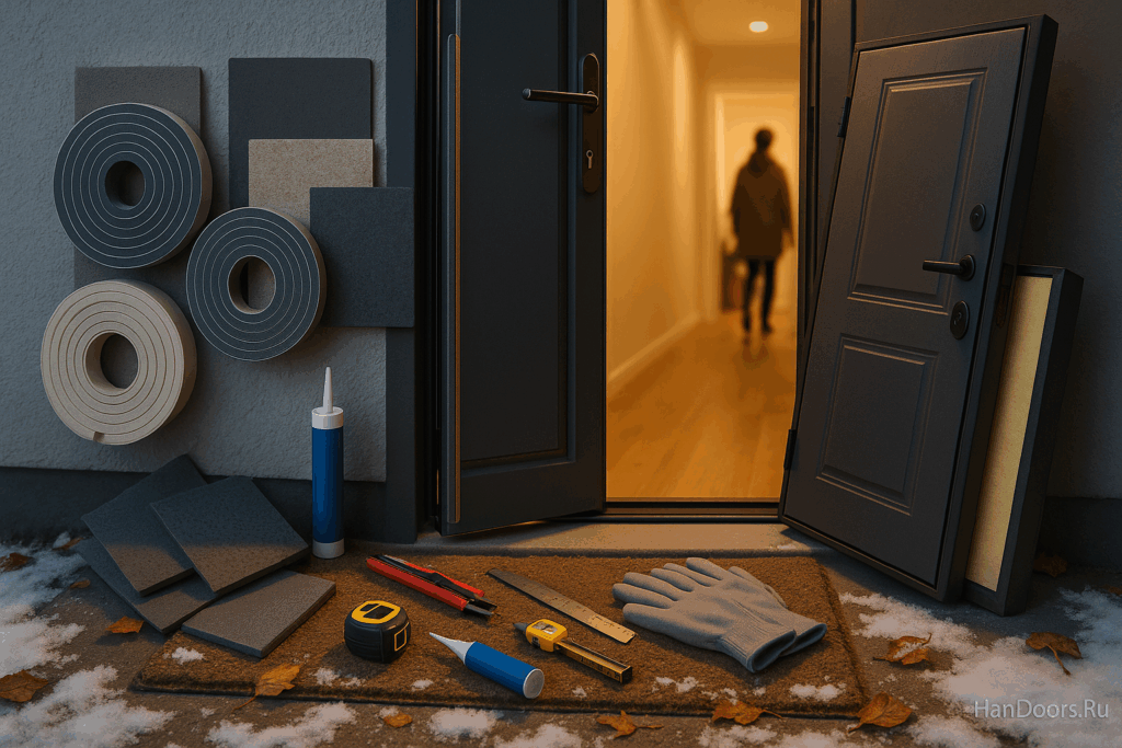    DIY: Лайфхаки по утеплению и дополнительной шумоизоляции металлической входной двери для квартиры Autor