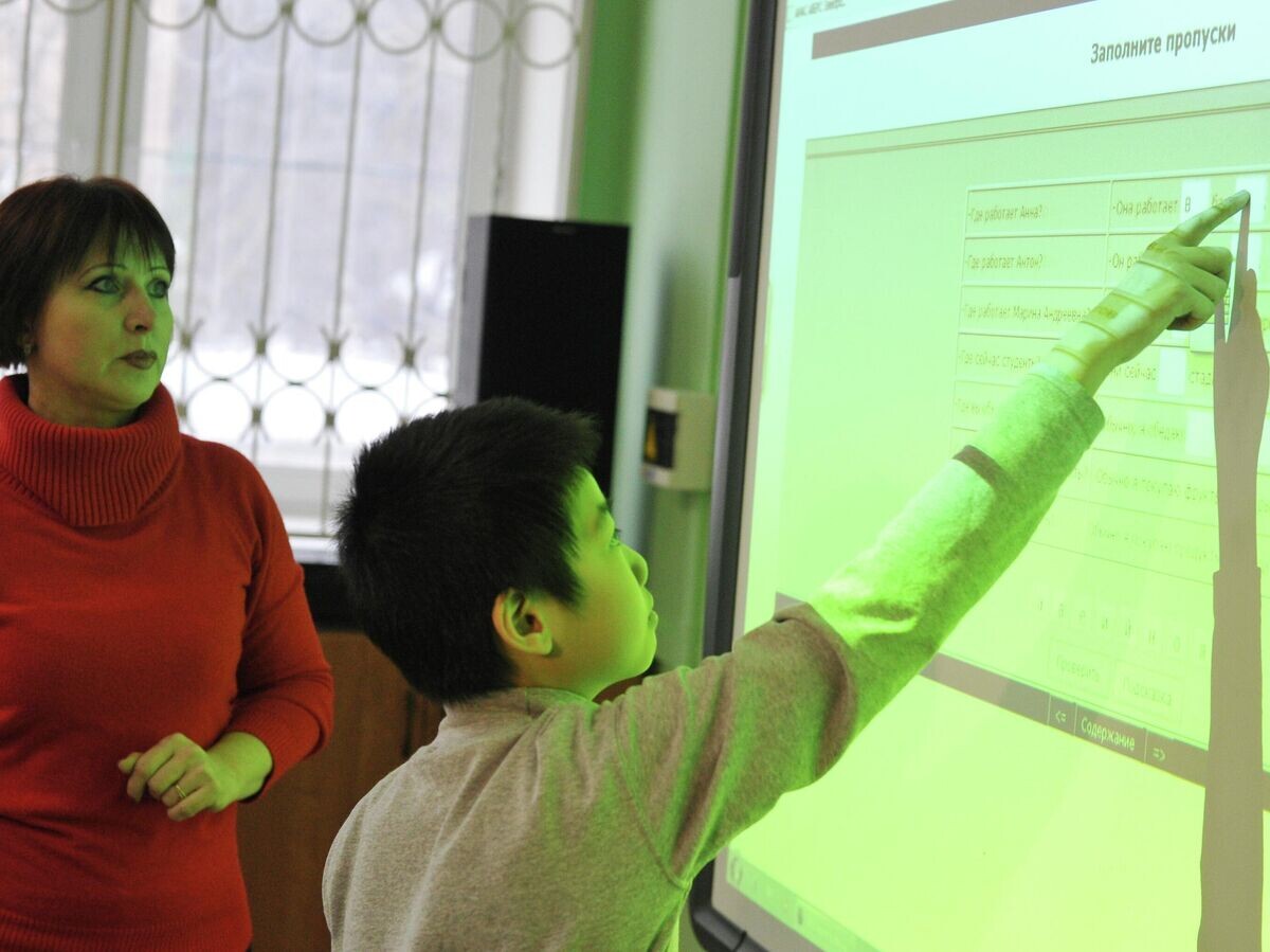    Обучение детей мигрантов в Москве© РИА Новости / Алексей Куденко