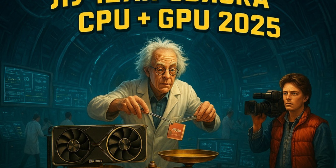 #ГотовимВидео про лучшие комбинации видеокарт и процессора для игр.