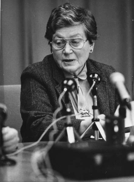 Светлана Аллилуева во время последней поездки в СССР, 1980-е годы.