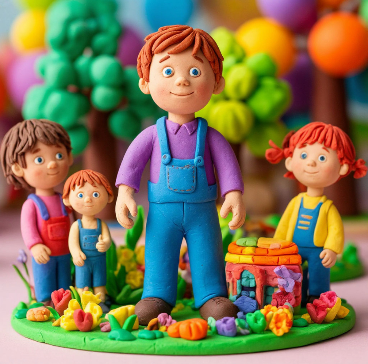 Лепка из пластилина фигурок