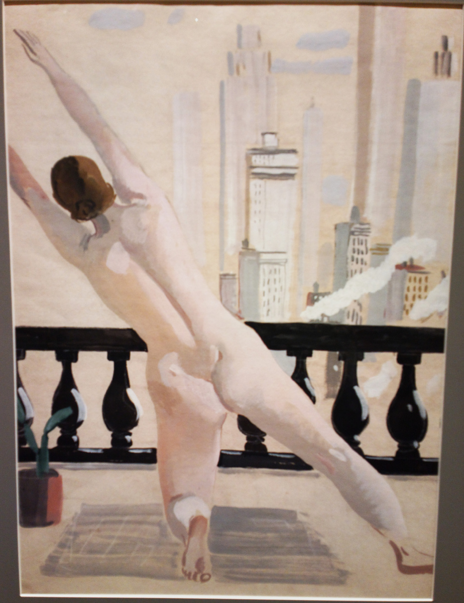 Гимнастика на крыше. Америка. 1935. Государственный Русский музей, Санкт-Петербург