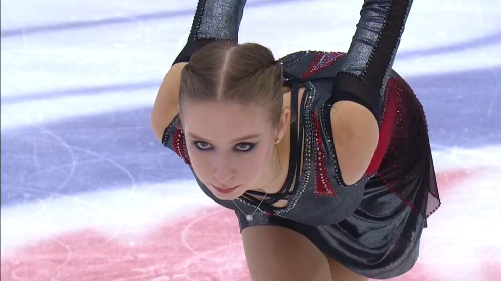    Дарья Садкова. Фото: стоп-кадр прямого эфира «Первого канала»