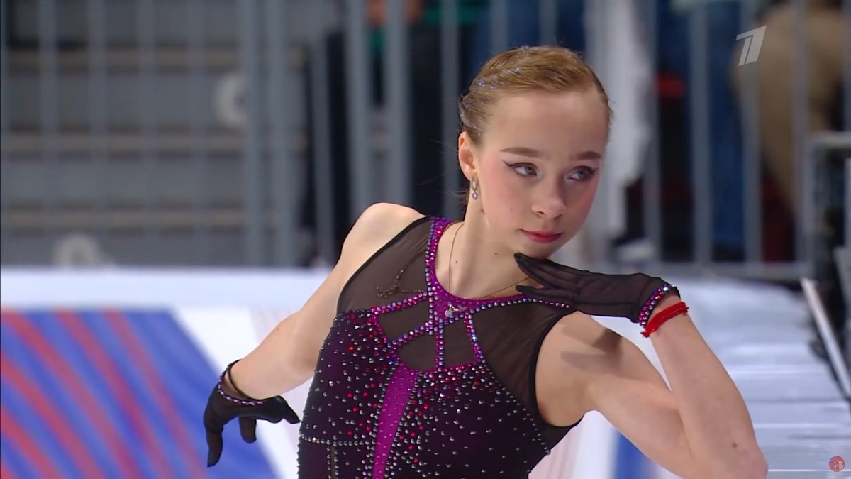    Алиса Двоеглазова. Фото: стоп-кадр прямого эфира "Первого канала"