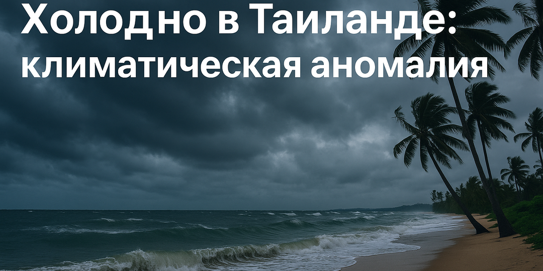 Что с погодой в Таиланде? Почему так холодно в ноябре 2025 года и что происходит с климатом в Азии