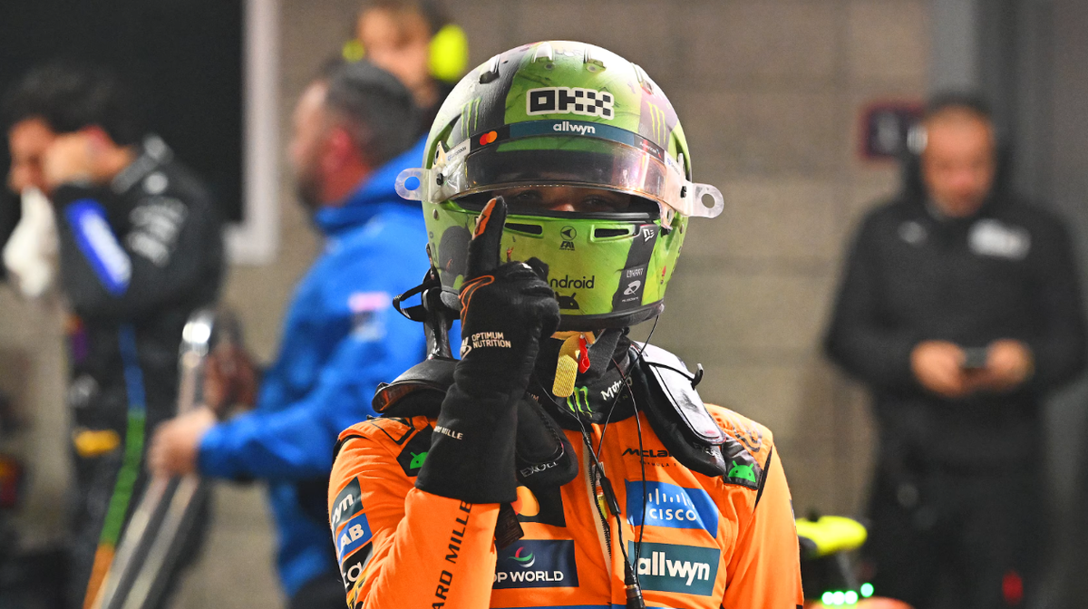 Ландо Норрис завоевал третий поул подряд, успешно справившись с дождевыми условиями в квалификации Гран‑при Лас‑Вегаса 2025