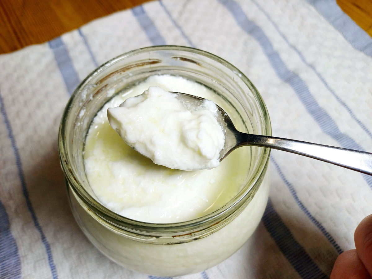 Мацони в домашних условиях. Фото автора