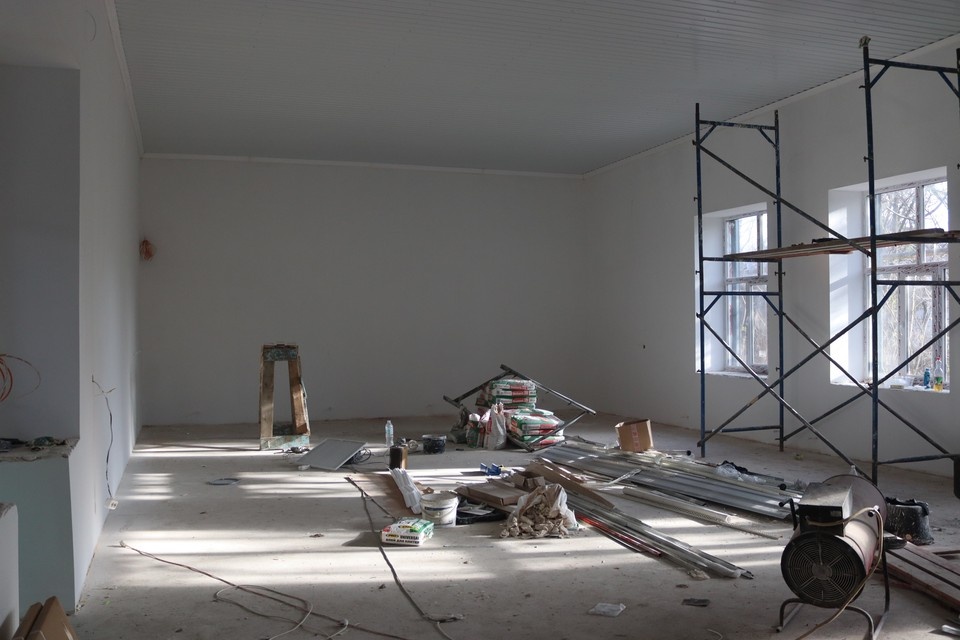    В Советском округе Ставрополья завершается ремонт спортзала стадиона. Фото: администрация Советского округа