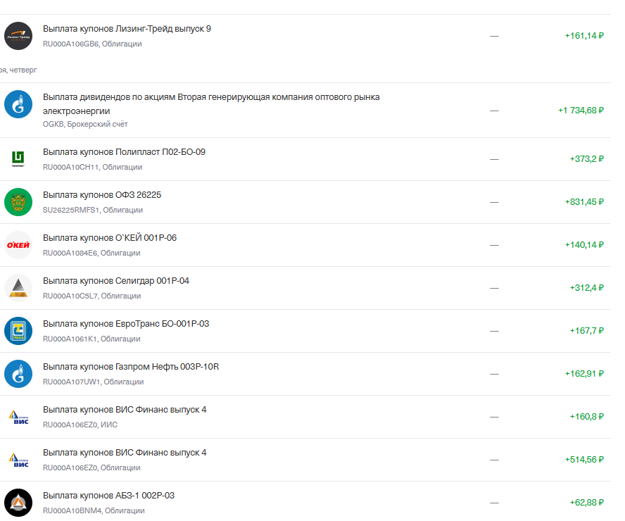 выплаты часть 1