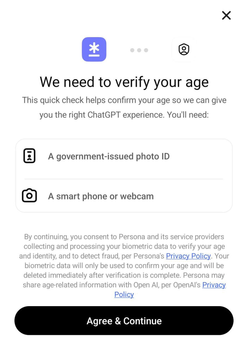 OpenAI вводит обязательную проверку личности для доступа к ChatGPT