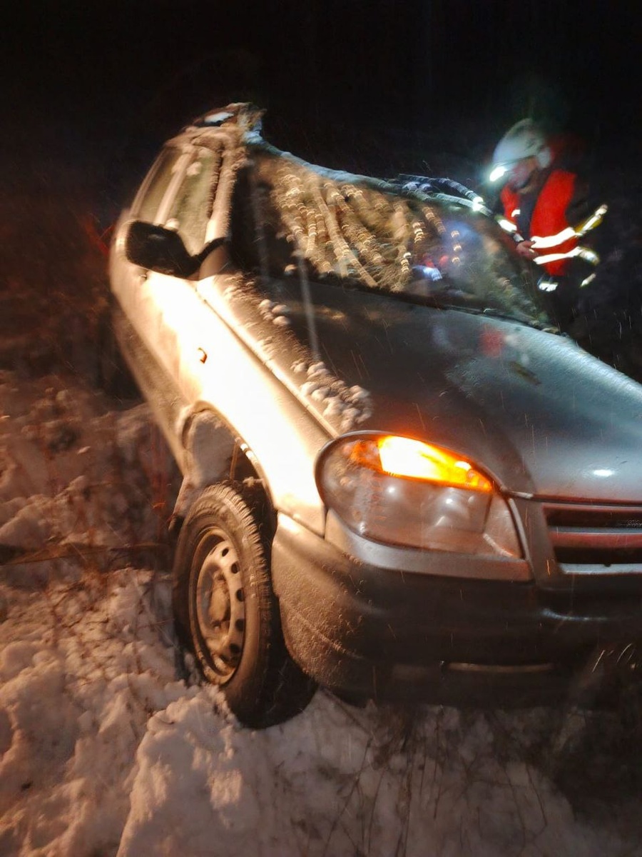    Женщина попала в больницу после ДТП в Суоярвском районе© Госкомитет Карелии по безопасности населения