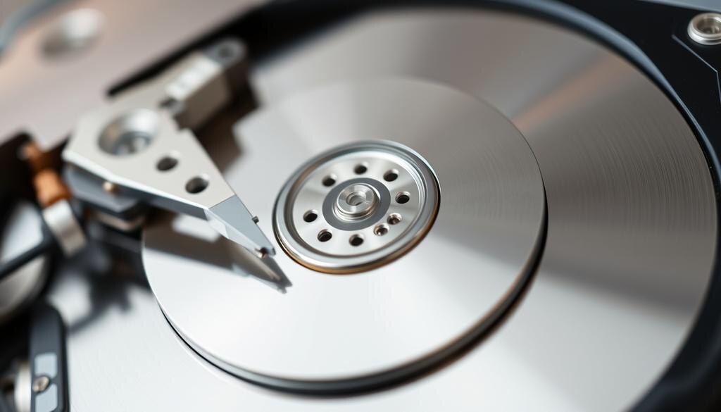    Изображение процесса дефрагментации жесткого диска