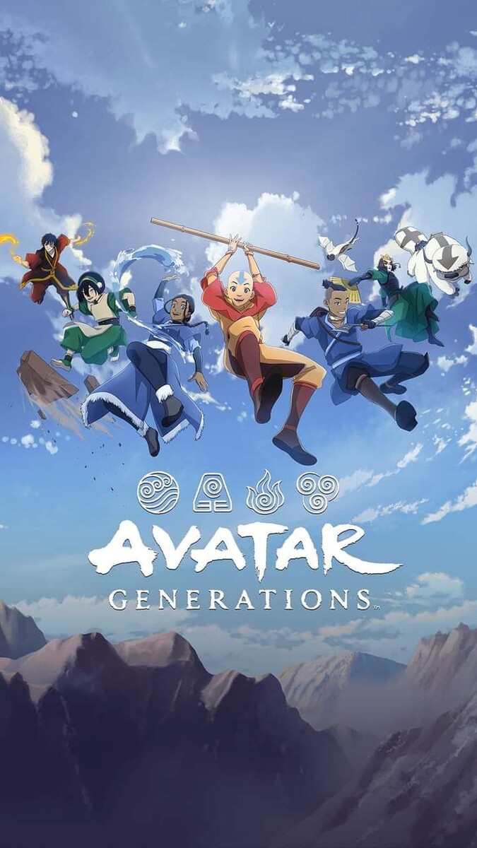 Официальный арт мультисериала "Аватар: Легенда об Аанге"