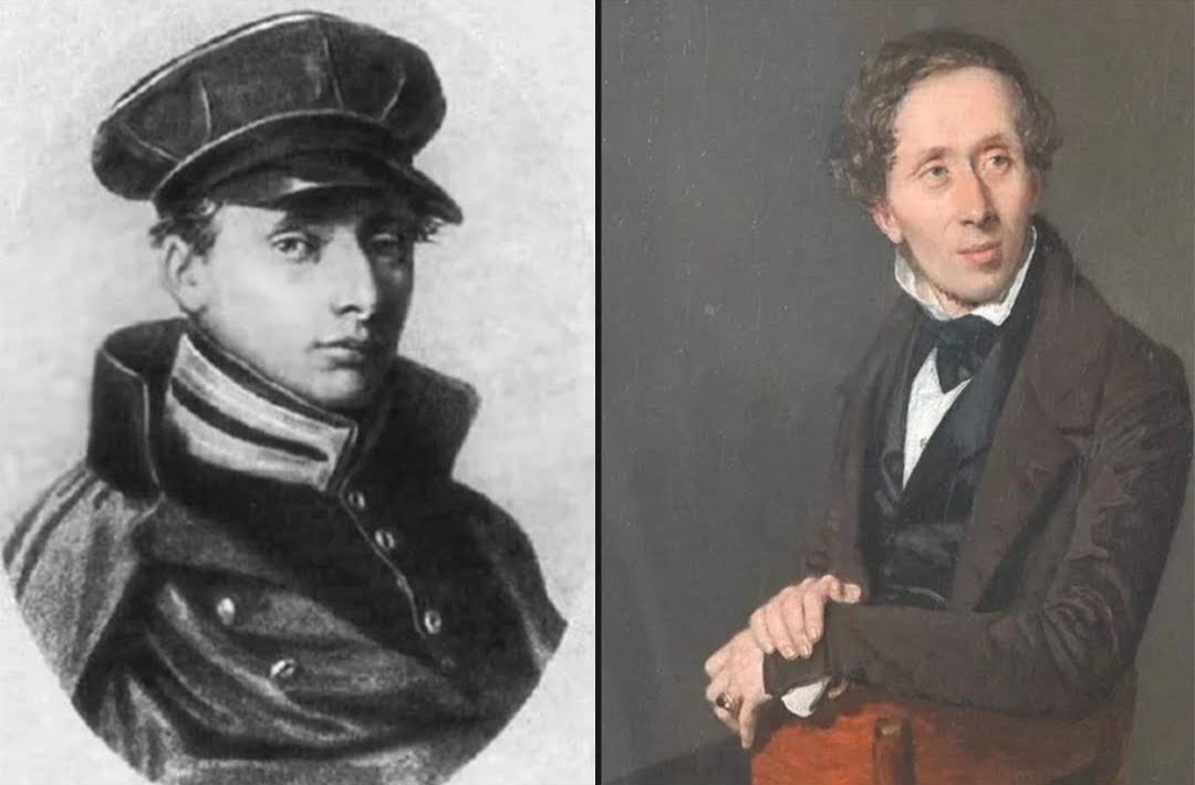 Франц Иосиф l Габсбург и Ганс Христиан Андерсен, коллаж автора. 