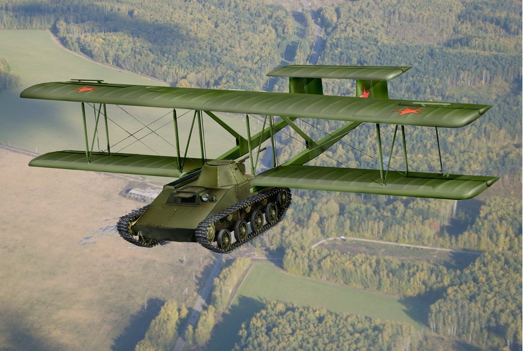танкопланет А-40 в полете