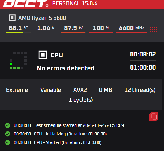 AVX2 дают сильную нагрузку