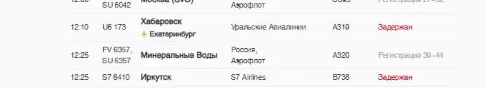    Фото: скриншот с сайта Пулково.