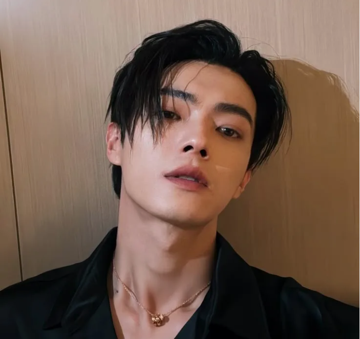 Снимок с экрана монитора. Актер Сюй Кай.