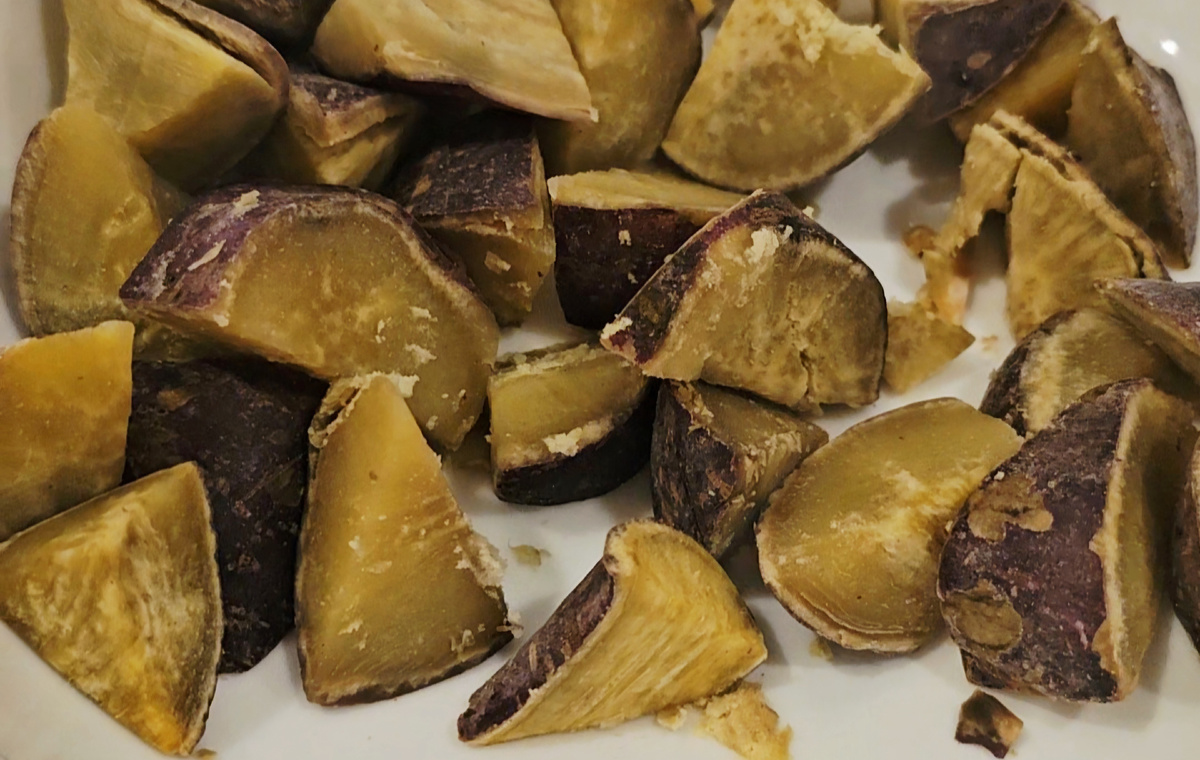 Окинавский батат (не фиолетовый, но тоже полезный)