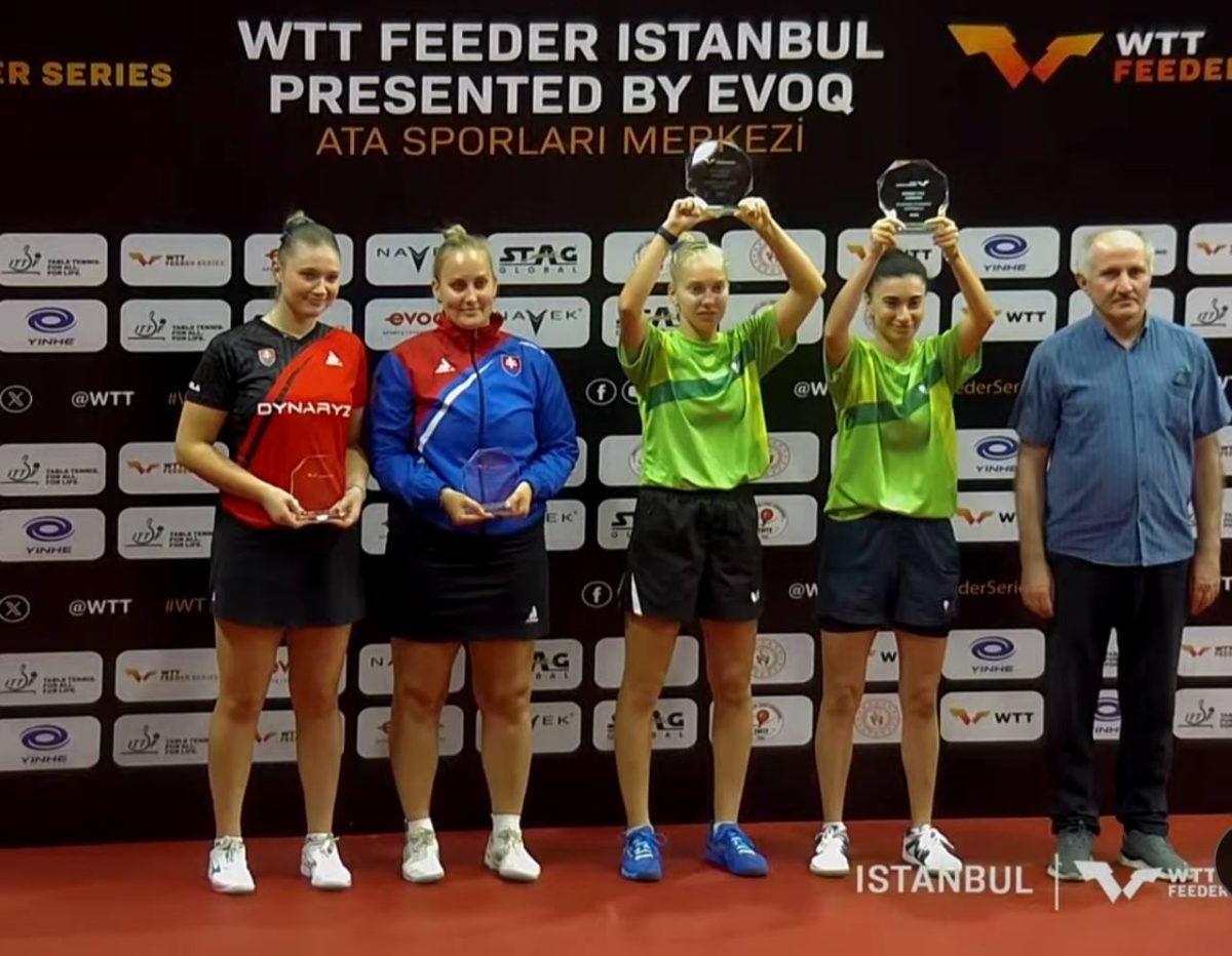    В сентябре Элизабет Абраамян и Влада Воронина заняли первое место в женском парном разряде на турнире в Стамбуле