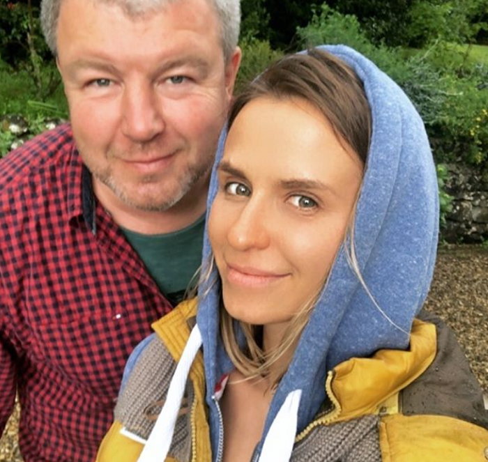 Александр Робак с женой Ольгой.