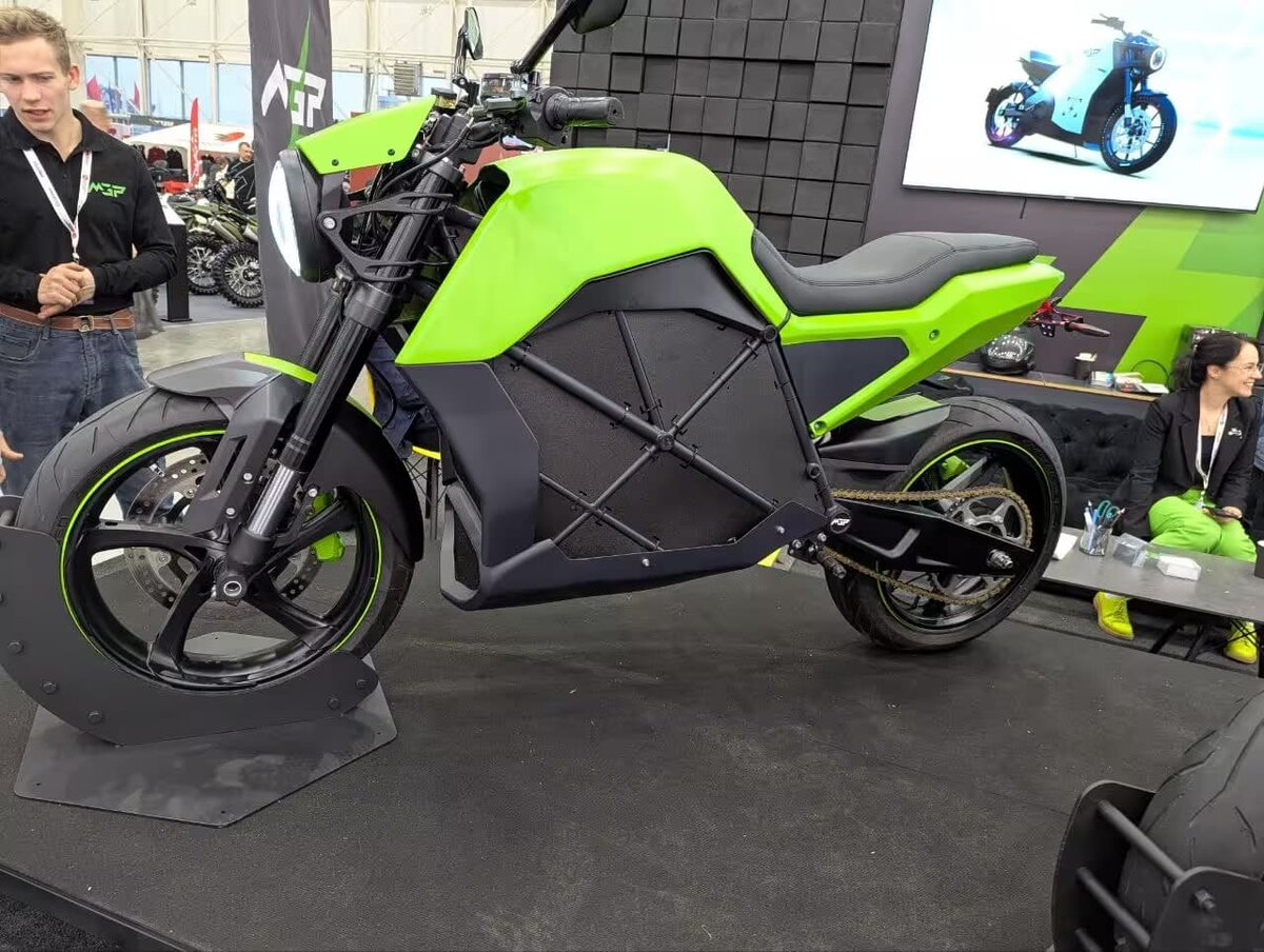   второй прототип электробайка «Арктур»