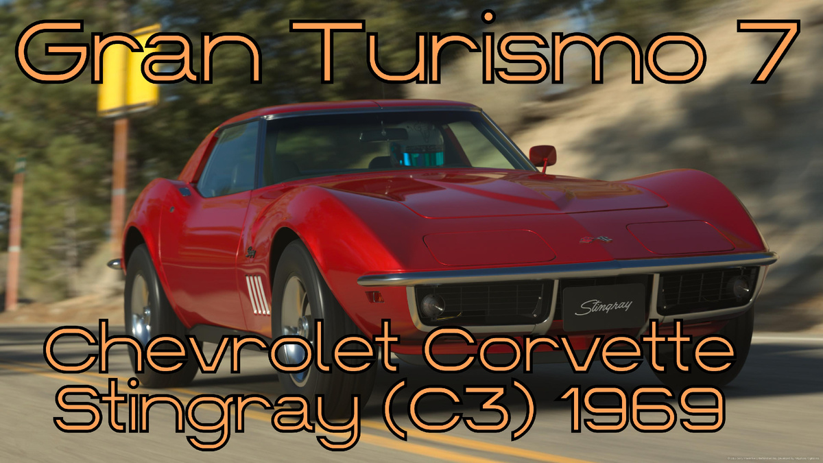# Chevrolet Corvette Stingray 1969 — золотая эра моторов в мире Gran Turismo 7 🌍⚡️
