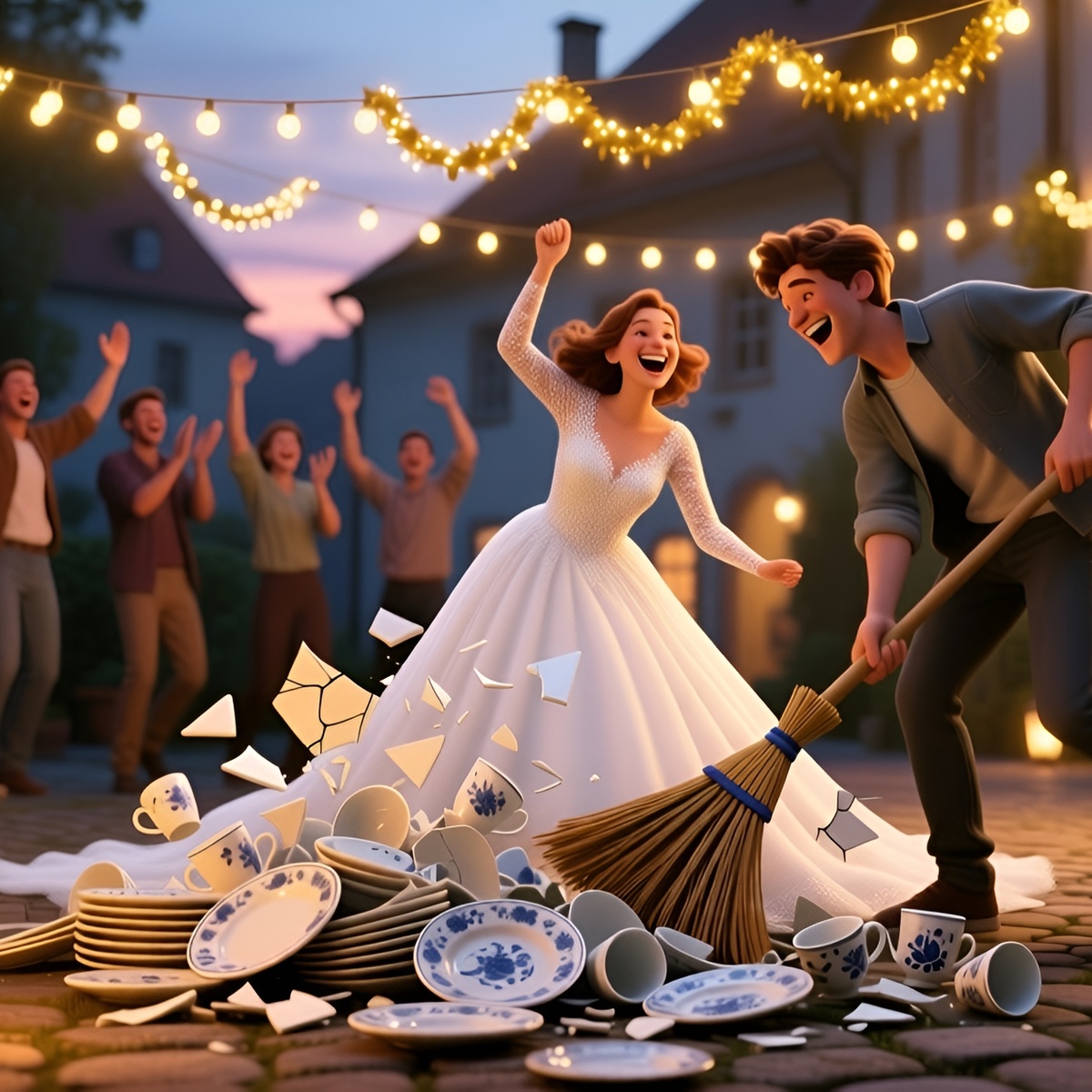 Чем больше черепков — тем больше счастья! А вот стекло и зеркала под запретом — они к ссорам.