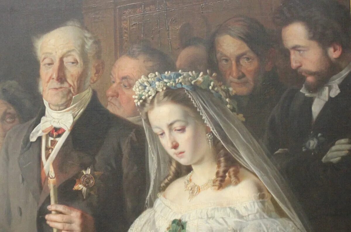 Василий Пукирев "Неравный брак". 