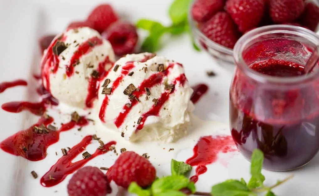 Малиновый кули-крем