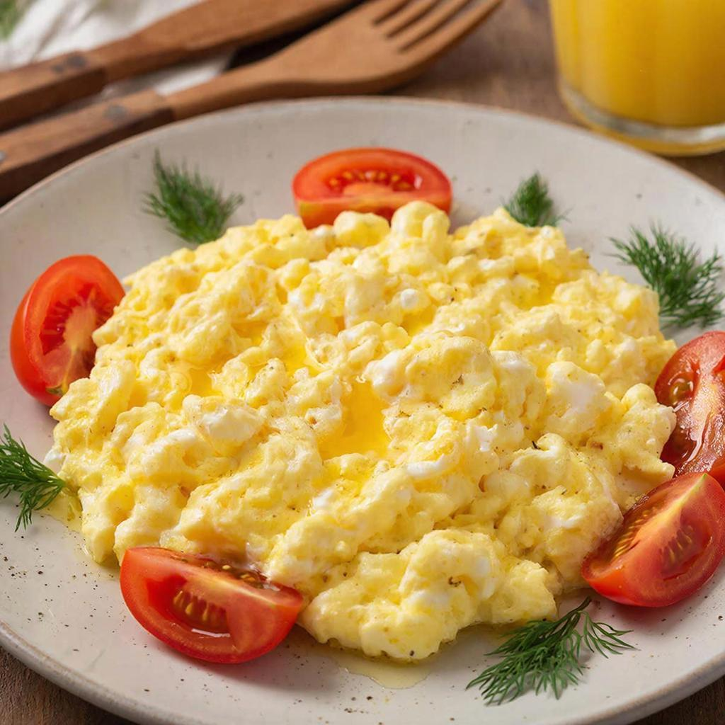 Яичница-болтунья (Скрэмбл) Как приготовить просто и быстро Идеальный вариант для завтрака или легкого ужина
