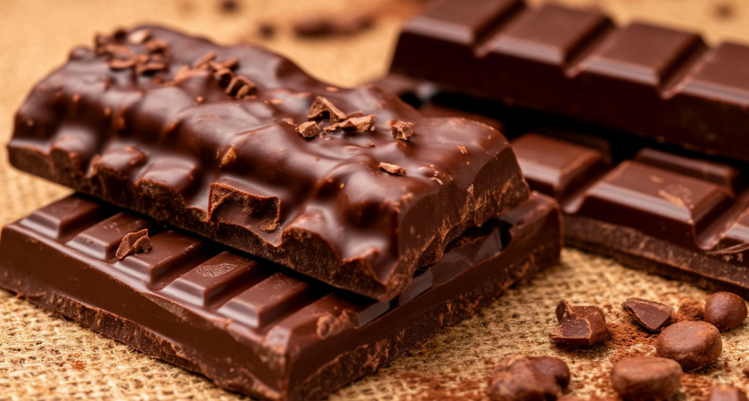    Смешиваю какао с овсянкой и выкладываю в контейнер — шоколадные батончики без выпечки за пару минут