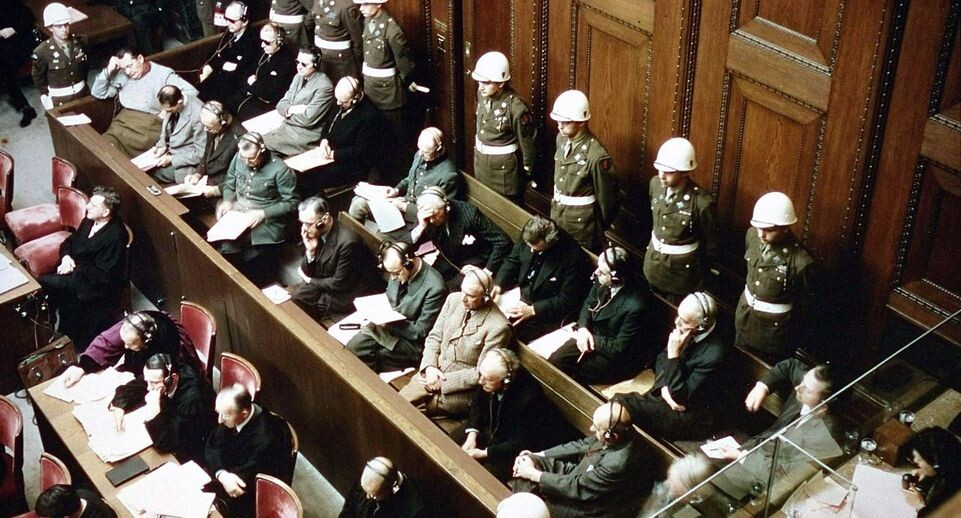    Обвиняемые на Нюрнбергском процессе / Публичное достояние