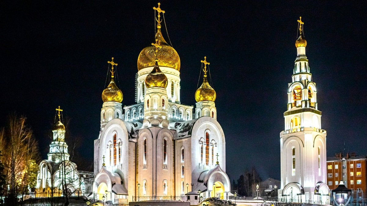    Световой дизайн кафедрального собора в Ханты-Мансийске удостоен международной награды