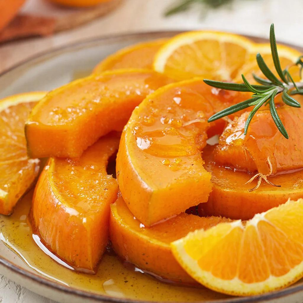 Тыква в апельсиновом меду Как приготовить Очень вкусно и просто необычный десерт