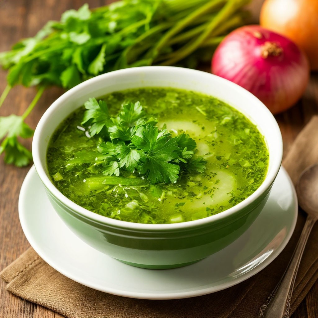 Зелёный борщ