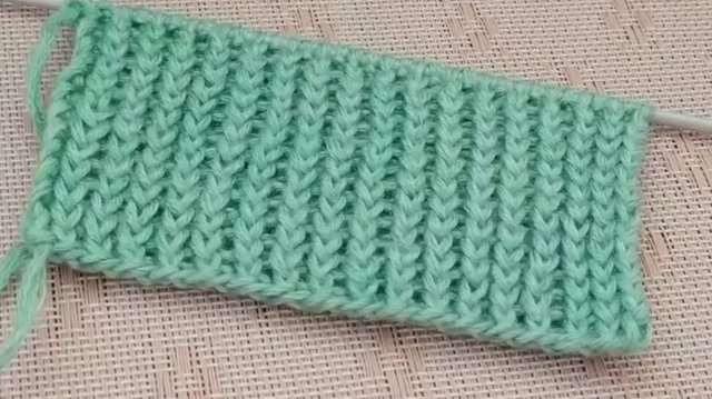 Простое вязание резинкой