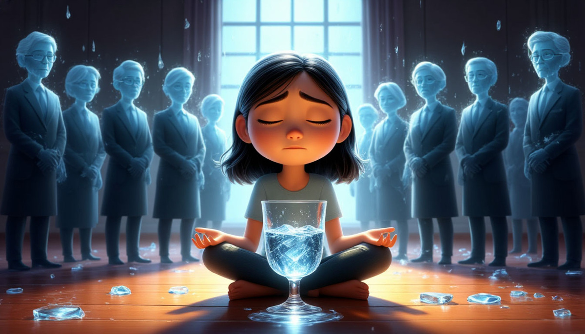 Книга "Сто вечеров с папой". «Вечер двенадцатый. Чтобы услышать сердце, нужно дать воде своих мыслей устояться. Его голос тих, но его свет невозможно не заметить в тишине».