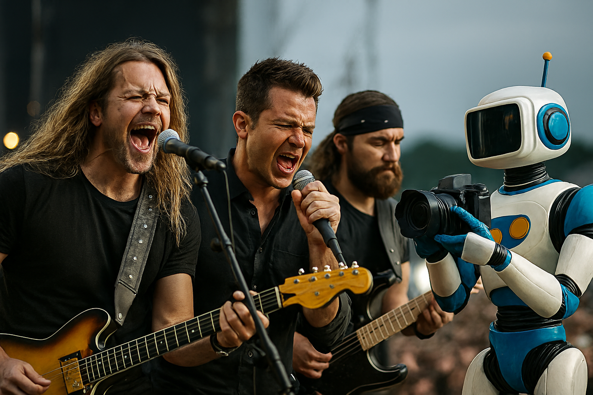Сгенерированное ИИ выступление артистов