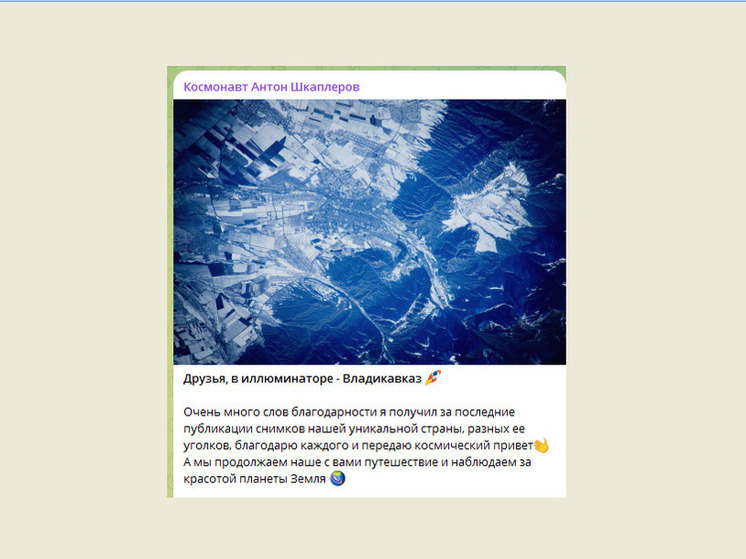     скриншот Телеграм-канала Антона Шкаплерова