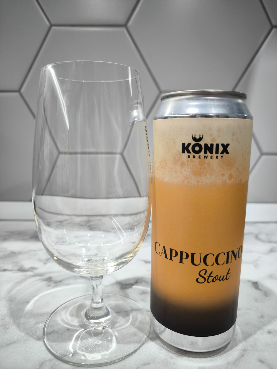 Пиво "Cappuccino Stout" (Стаут со Вкусом Капучино) от Konix Brewery